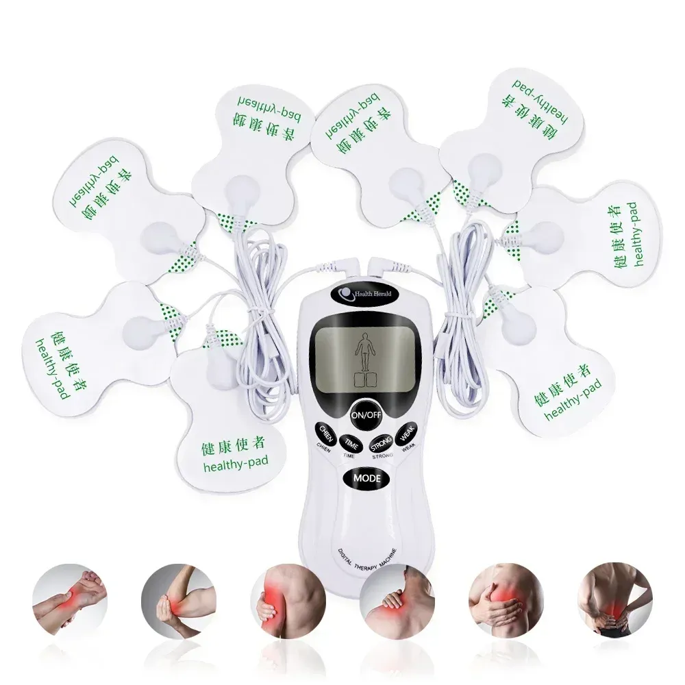 Masseur cervical musculaire TENS, appareil de thérapie numérique électrique pour le dos, stimulateur d'impulsions électroniques pour le soin global du corps 3