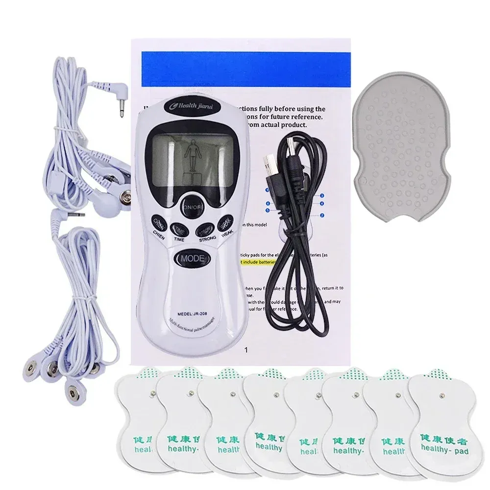 Masseur cervical musculaire TENS, appareil de thérapie numérique électrique pour le dos, stimulateur d'impulsions électroniques pour le soin global du corps 7