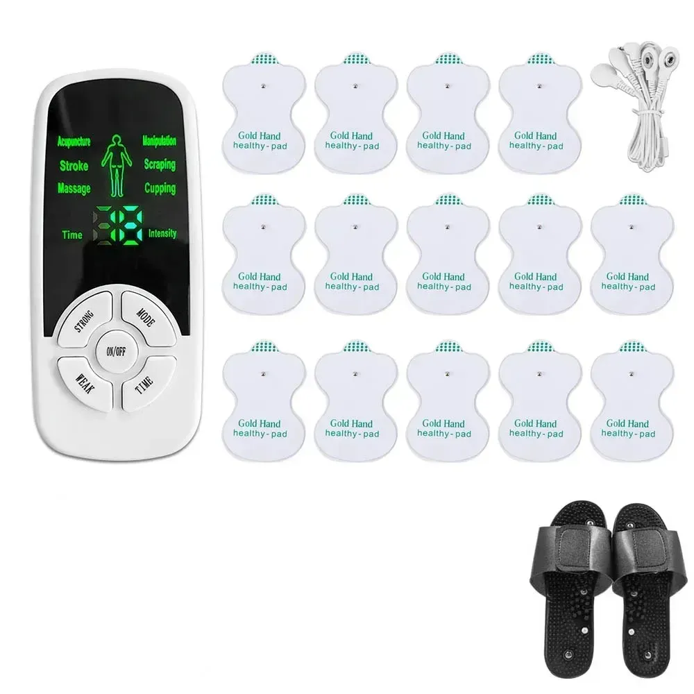 Masseur cervical musculaire TENS, appareil de thérapie numérique électrique pour le dos, stimulateur d'impulsions électroniques pour le soin global du corps 17
