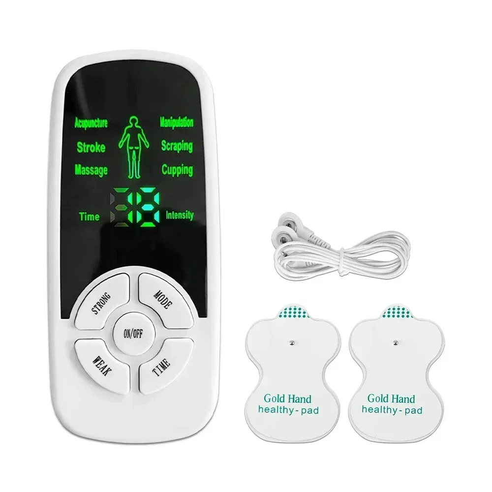 Masseur cervical musculaire TENS, appareil de thérapie numérique électrique pour le dos, stimulateur d'impulsions électroniques pour le soin global du corps 14