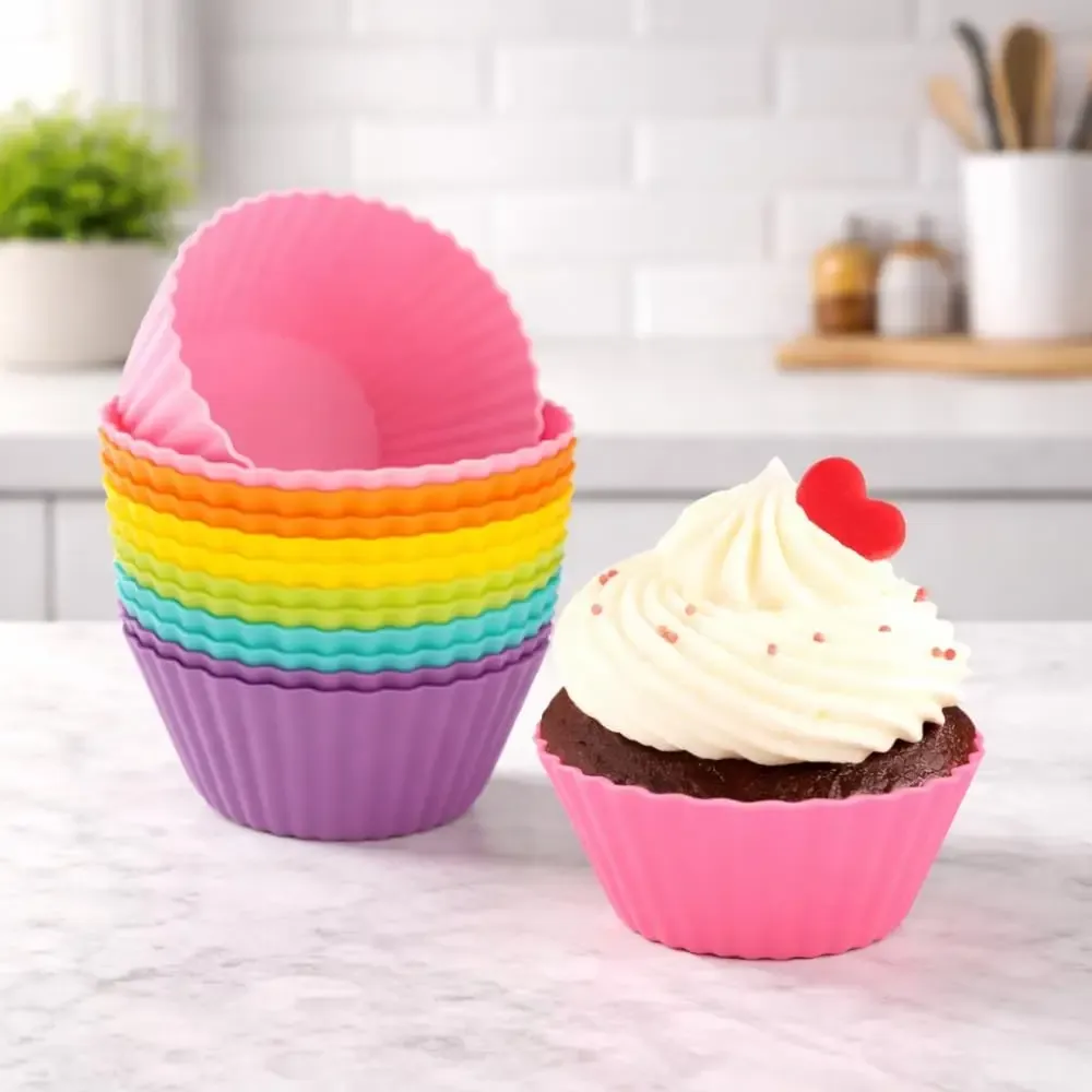 Moules en silicone pour cupcakes et muffins