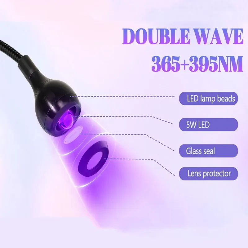 Lampe UV LED sèche-ongles, mise en situation