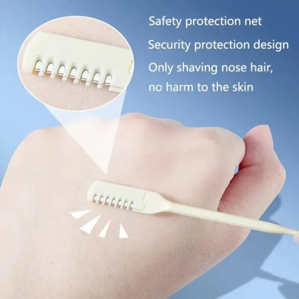 Tondeuse 2 en 1 Multi 360° pour poils de nez, avec fonction nettoyage des oreilles et grattoir 4