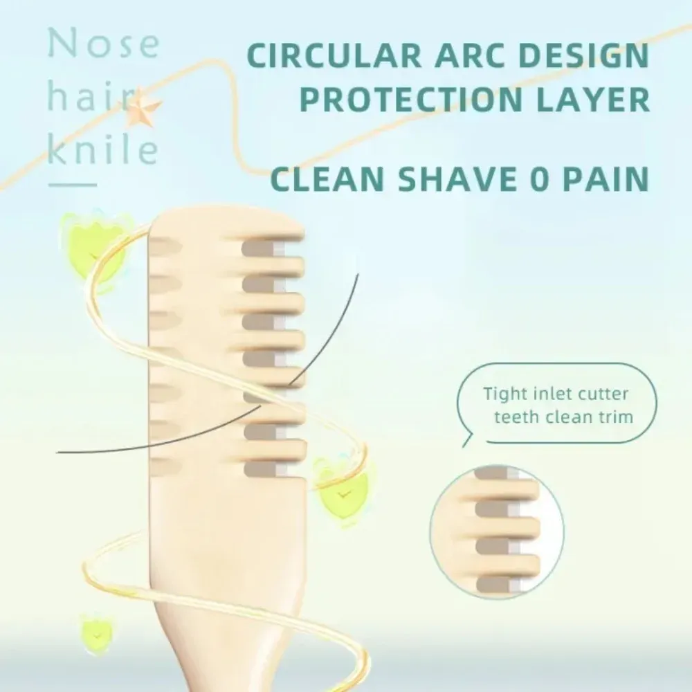 Tondeuse 2 en 1 Multi 360° pour poils de nez, avec fonction nettoyage des oreilles et grattoir 5