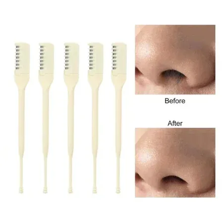 Tondeuse à poils de nez en situation d'utilisation