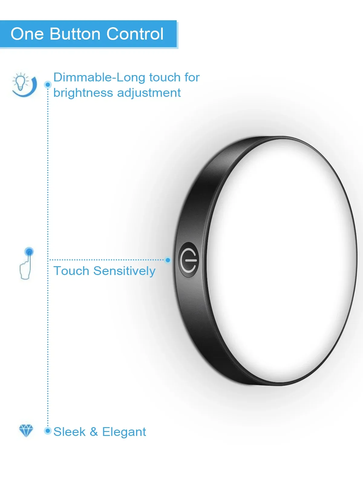Lampe tactile WILLED au quotidien