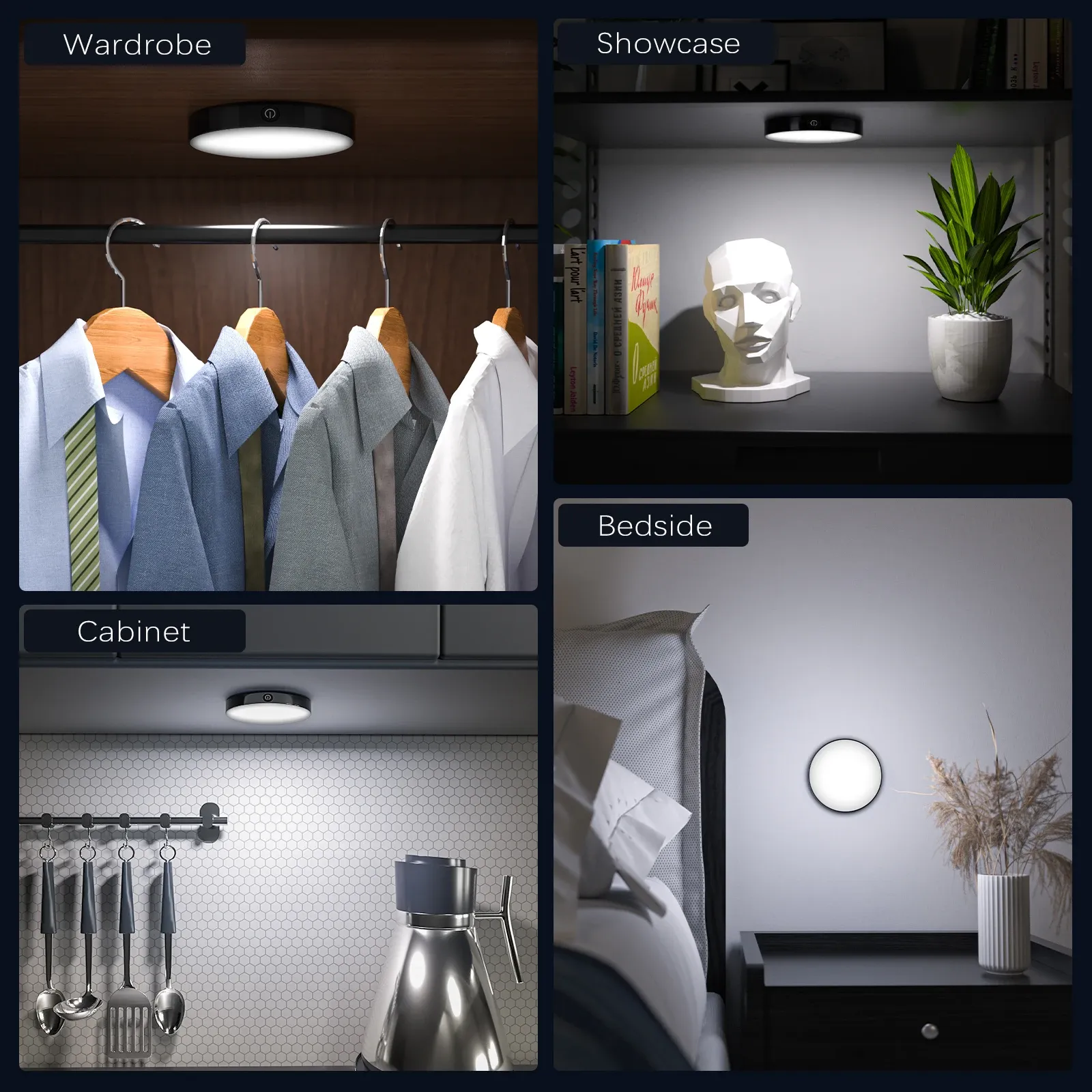 Veilleuse LED WILLED dans un intérieur élégant