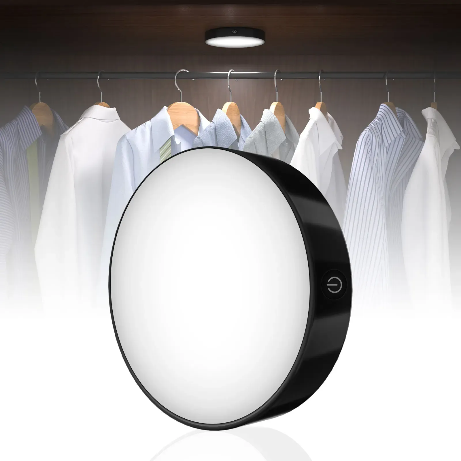 WILLED – Lampe tactile rechargeable à intensité variable, batterie intégrée 1000 mAh, veilleuse LED portable pour armoire, cuisine et chambre 7