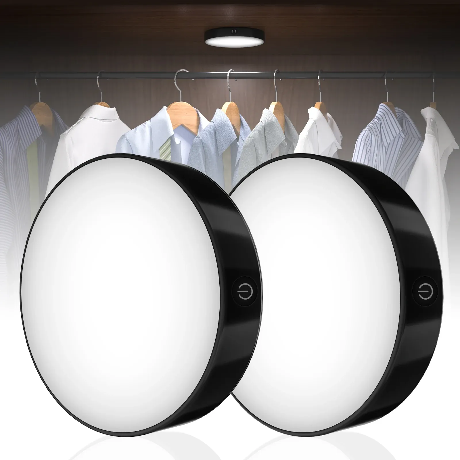 WILLED – Lampe tactile rechargeable à intensité variable, batterie intégrée 1000 mAh, veilleuse LED portable pour armoire, cuisine et chambre 8