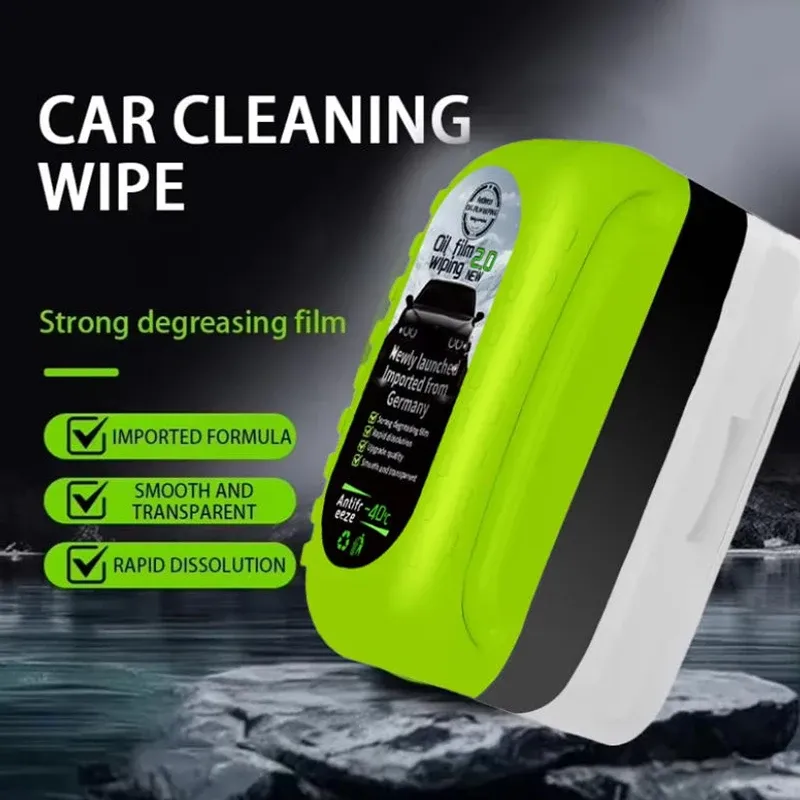 Brosse de nettoyage du film d'huile pour pare-brise, anti-pluie et anti-buée 3