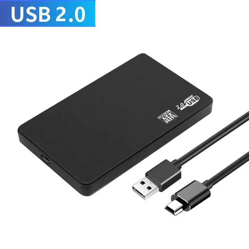 Boîtier de disque dur externe USB 3.0 pour disque 2,5" SATA, HDD et SSD, transfert haute vitesse jusqu'à 5 Gbps, compatible PC portable et PS5 7