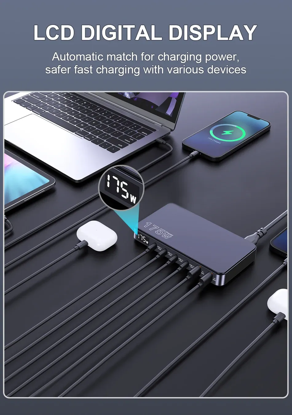 Écran LED de suivi de charge