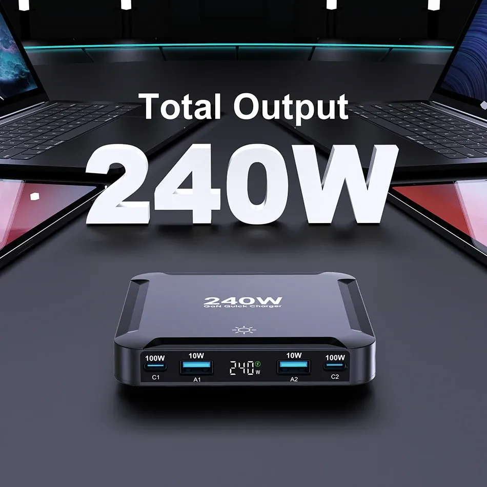 Chargeur 240 W en situation