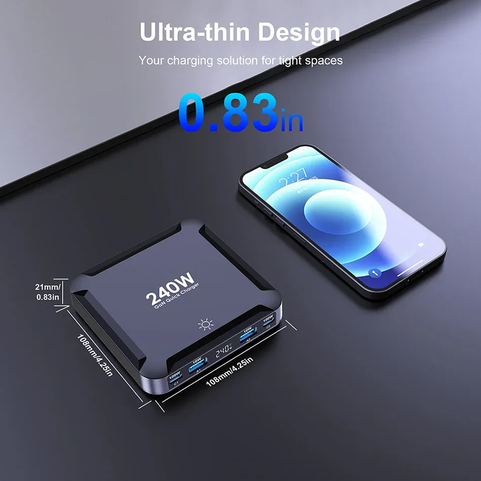 Chargeur 240 W finition