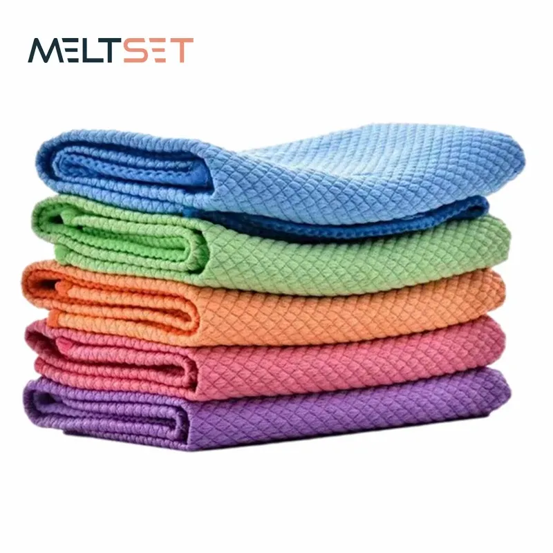 Lot de 5 chiffons en microfibre pour la vaisselle, très absorbants, anti-graisse, pour vitres et cuisine - Image 1