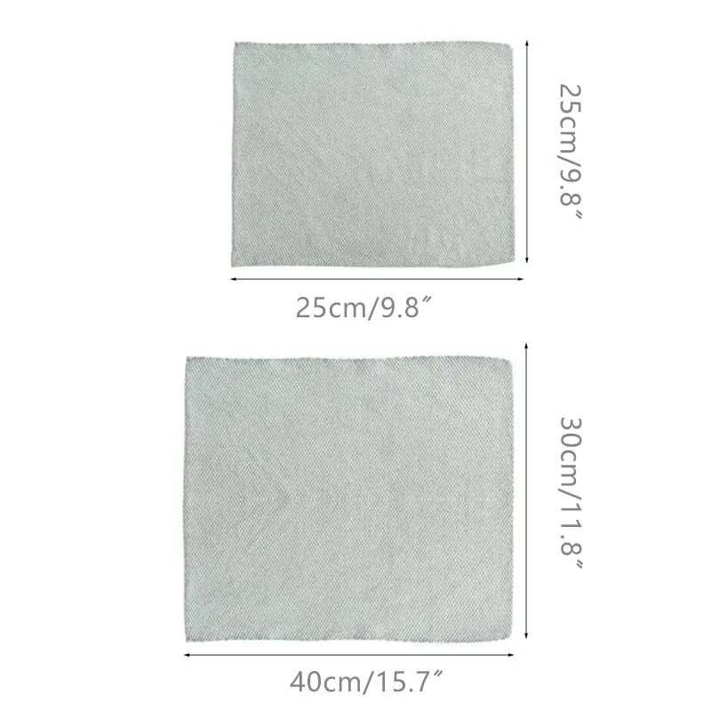 Lot de 5 chiffons en microfibre pour la vaisselle, très absorbants, anti-graisse, pour vitres et cuisine 6