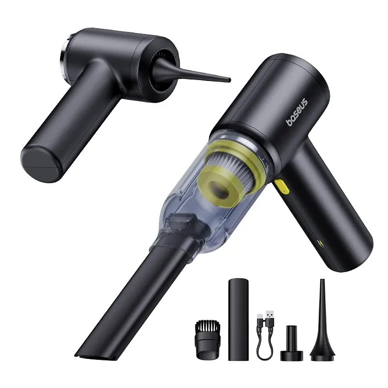 Baseus – Aspirateur de voiture sans fil, soufflante à air pour voiture, nettoyeur portable puissant pour véhicule sans fil 7