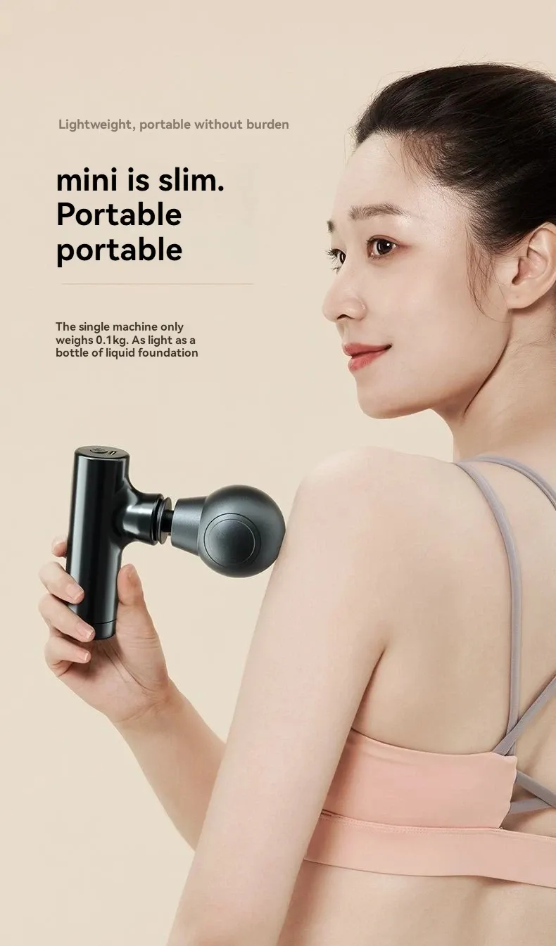 Mini pistolet de massage portable, détail des finitions