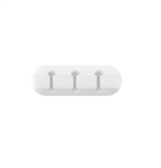 Clips adhésifs en silicone pour câbles, organisateurs de câbles de bureau pour câbles de chargement USB, cordons d'alimentation de table de chevet et câbles de souris 10