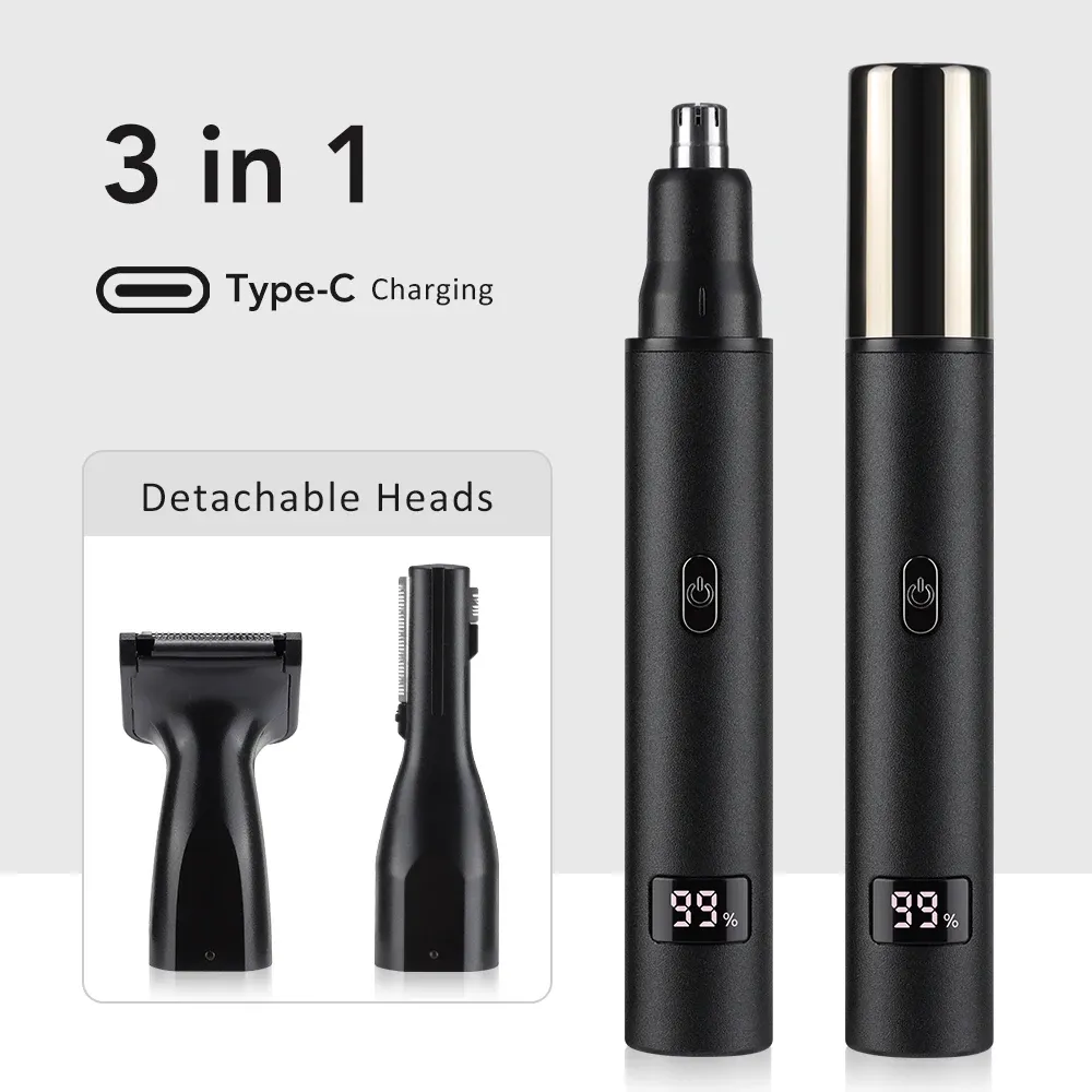 Tondeuse de poche 3 en 1 pour un soin précis du visage
