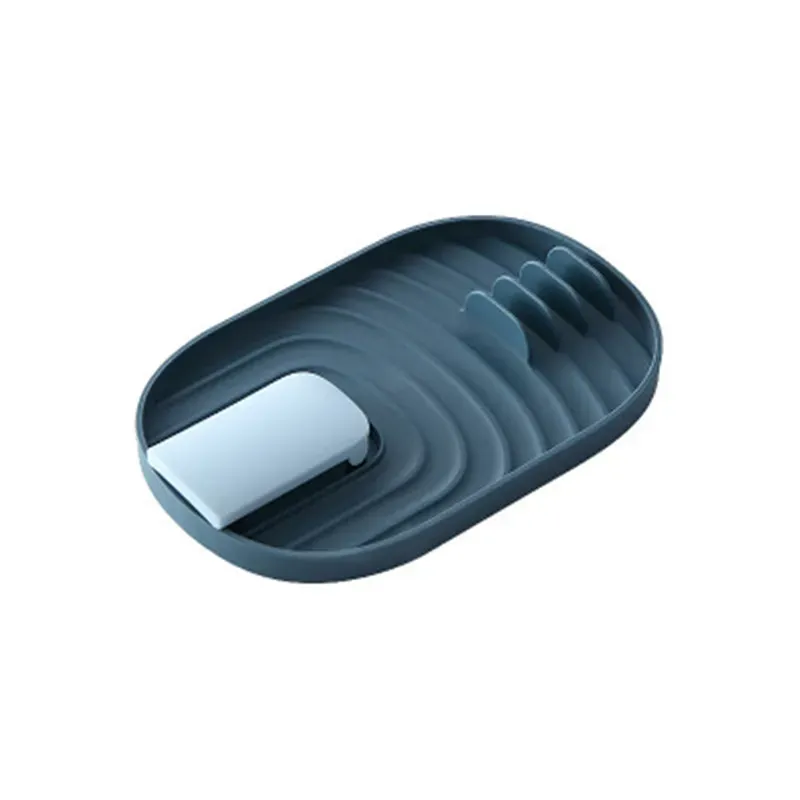 Organisateur de cuisine pour couvercles de casseroles, égouttoir pour poêles et casseroles et support de rangement pour plan de travail, sans perçage 7