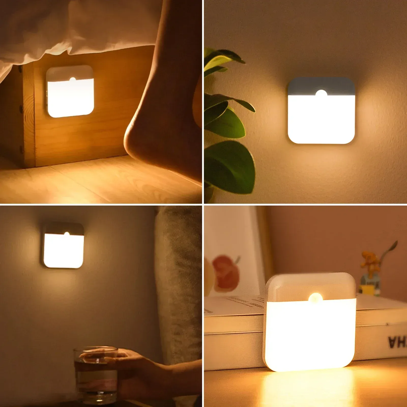 Lampe de nuit LED, finitions et détails