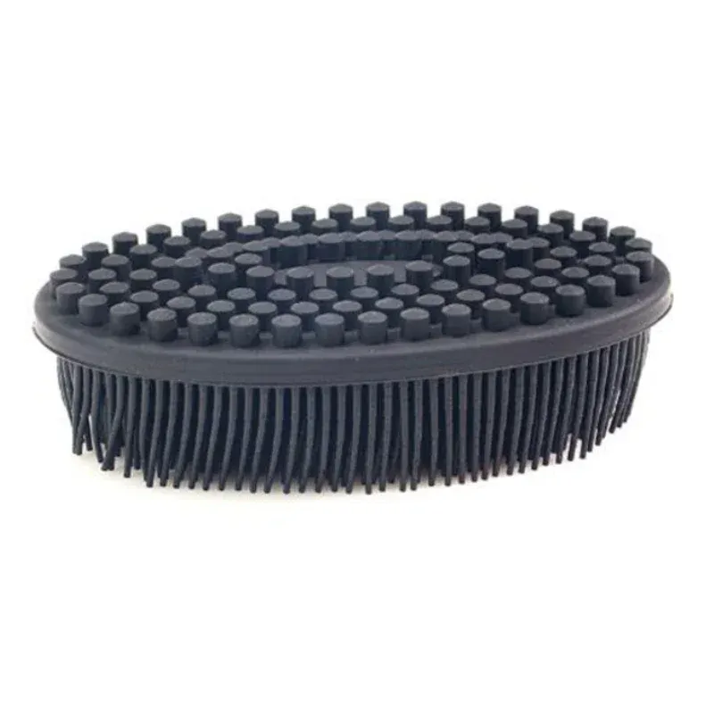 Brosse de bain en silicone souple pour douche, exfoliante, adaptée aux bébés et aux adultes, brosse de massage pour le cuir chevelu 13