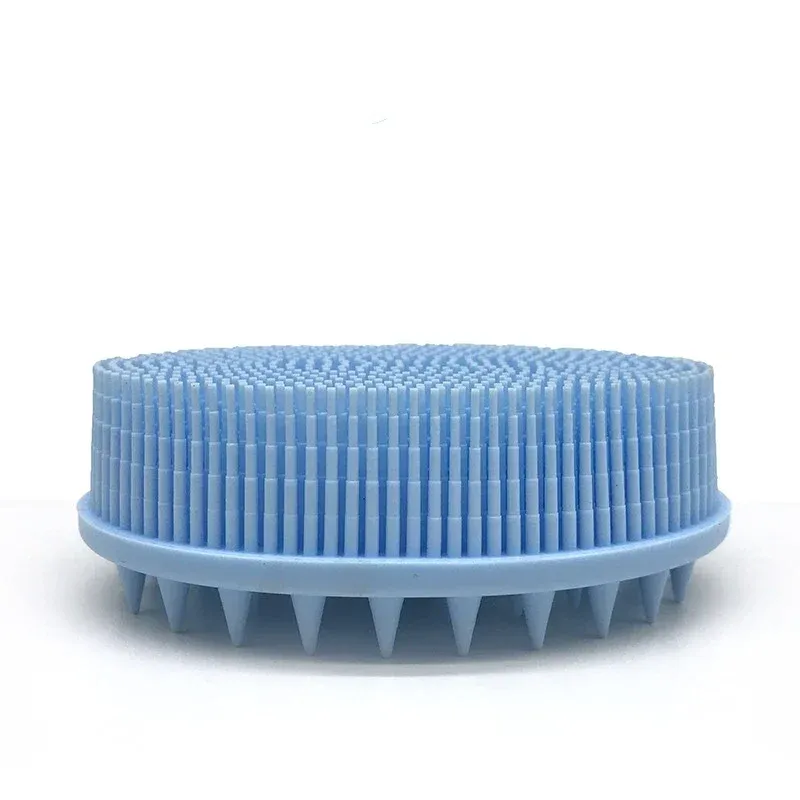 Brosse de bain en silicone souple pour douche, exfoliante, adaptée aux bébés et aux adultes, brosse de massage pour le cuir chevelu 15
