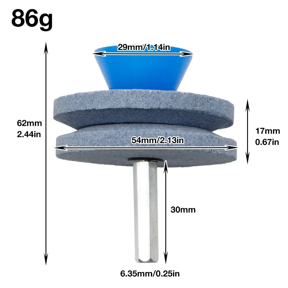 Pierre à aiguiser électrique pour couteaux, tondeuse et affûteuse à énergie éolienne, résistante à l'usure, outil de meulage 7