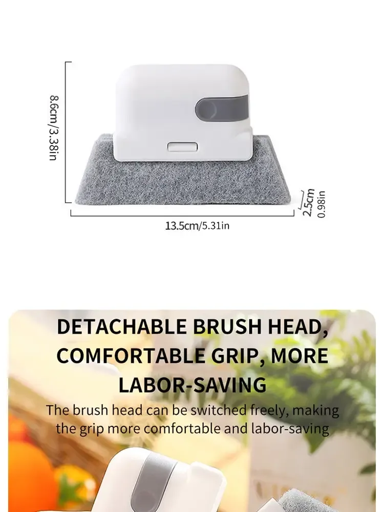 Brosse de nettoyage de vitres sous un autre angle