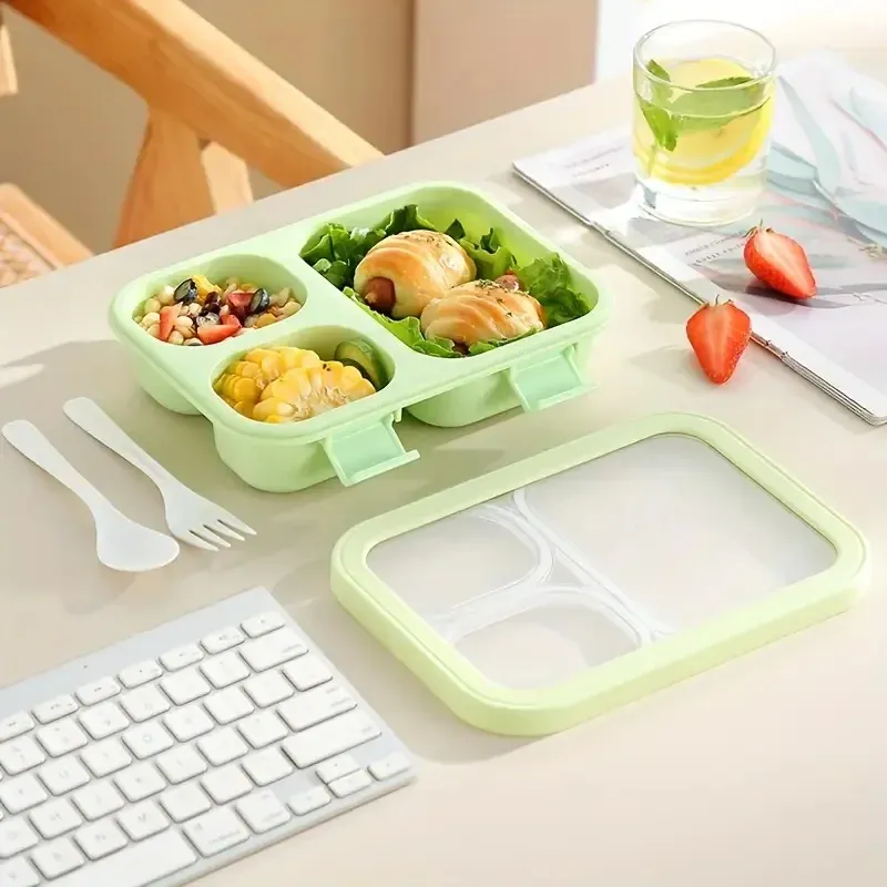 Boîte à Bento vue de côté