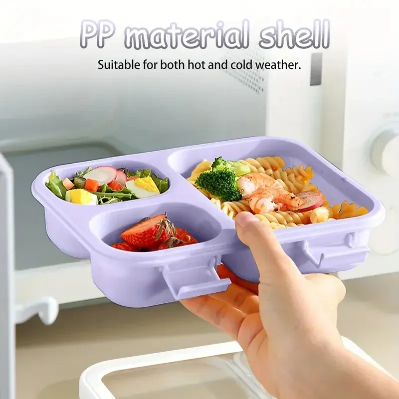 Boîte à Bento avec poignée de transport