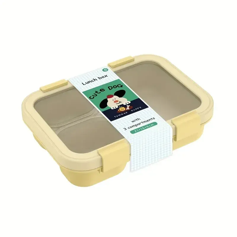 Boîte à bento étanche, conteneur de rangement alimentaire pour déjeuner avec poignées de transport empilables, pour le bureau, l'école, la cuisine et le restaurant 9
