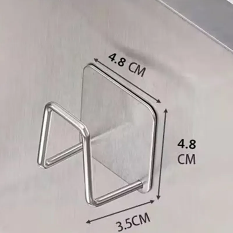Étagère d'évier en acier inoxydable 304 avec support pour éponges, égouttage intégré et fixation adhésive 6