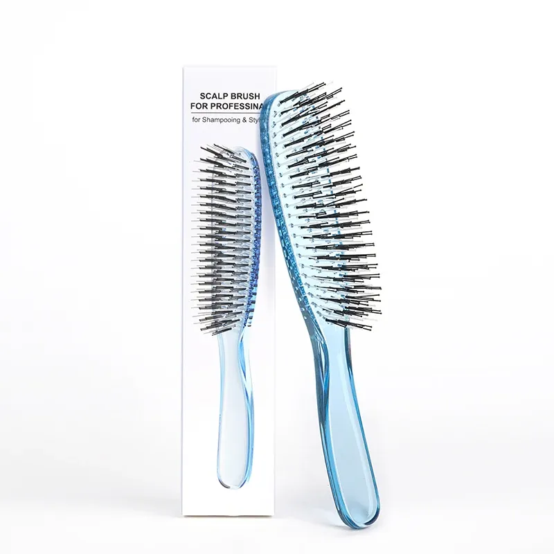Brosse de massage du cuir chevelu japonaise Premium, démêlante et humide, or rose 16