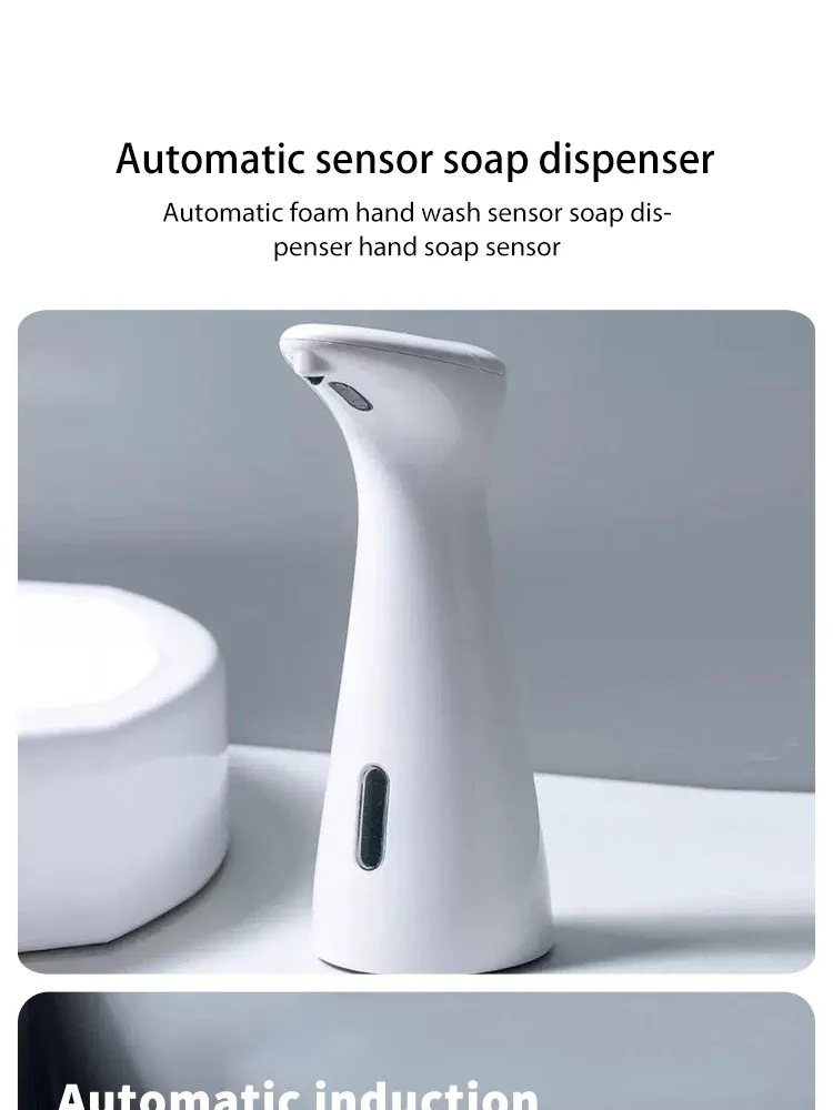 Vue du distributeur de savon sous différents angles