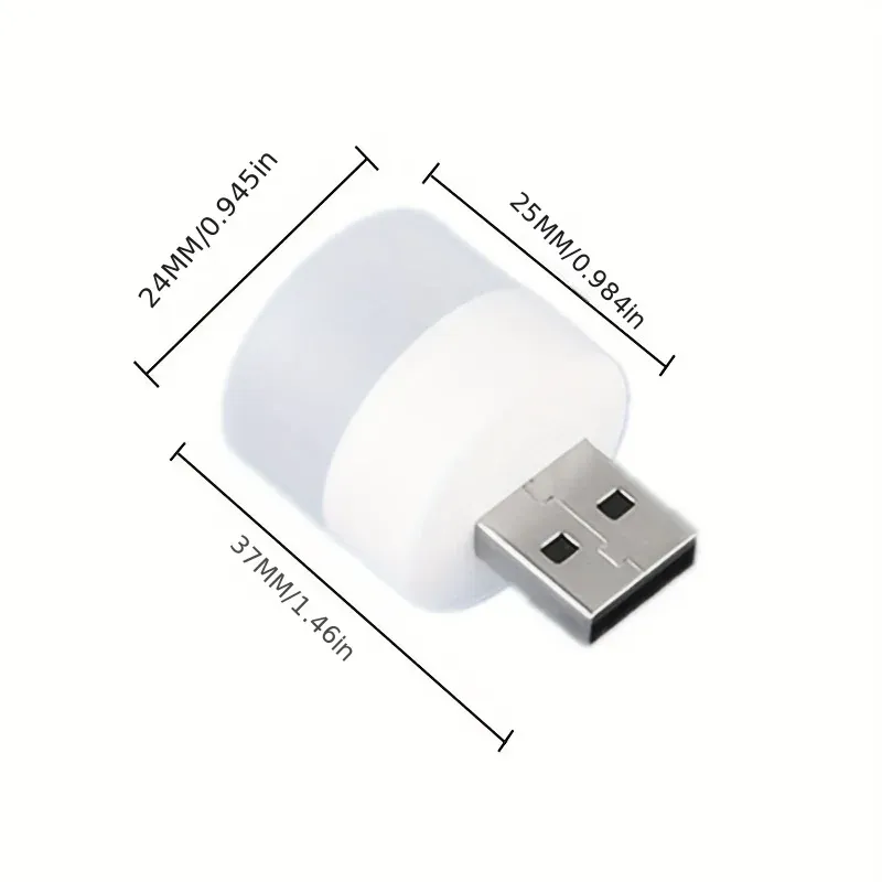 Lampe LED USB 5V 1W à protection des yeux, lampe de lecture pour ordinateur, alimentation mobile, veilleuse et lampe de lecture 3