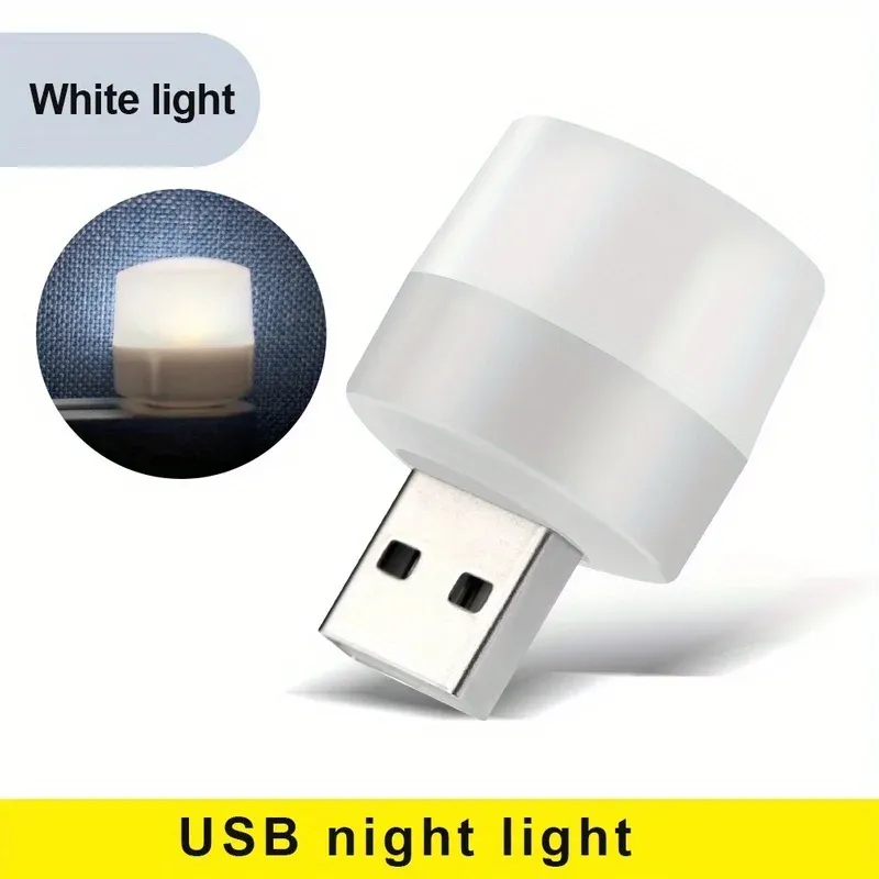 Lampe LED USB 5V 1W à protection des yeux, lampe de lecture pour ordinateur, alimentation mobile, veilleuse et lampe de lecture 8