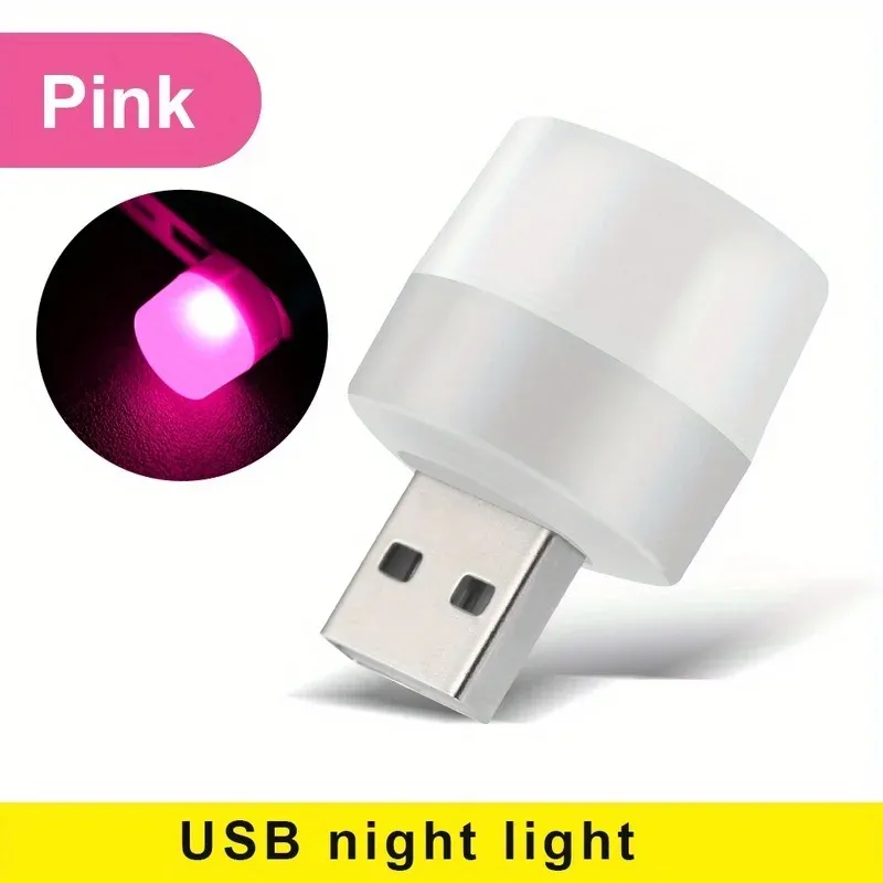 Lampe LED USB 5V 1W à protection des yeux, lampe de lecture pour ordinateur, alimentation mobile, veilleuse et lampe de lecture 7