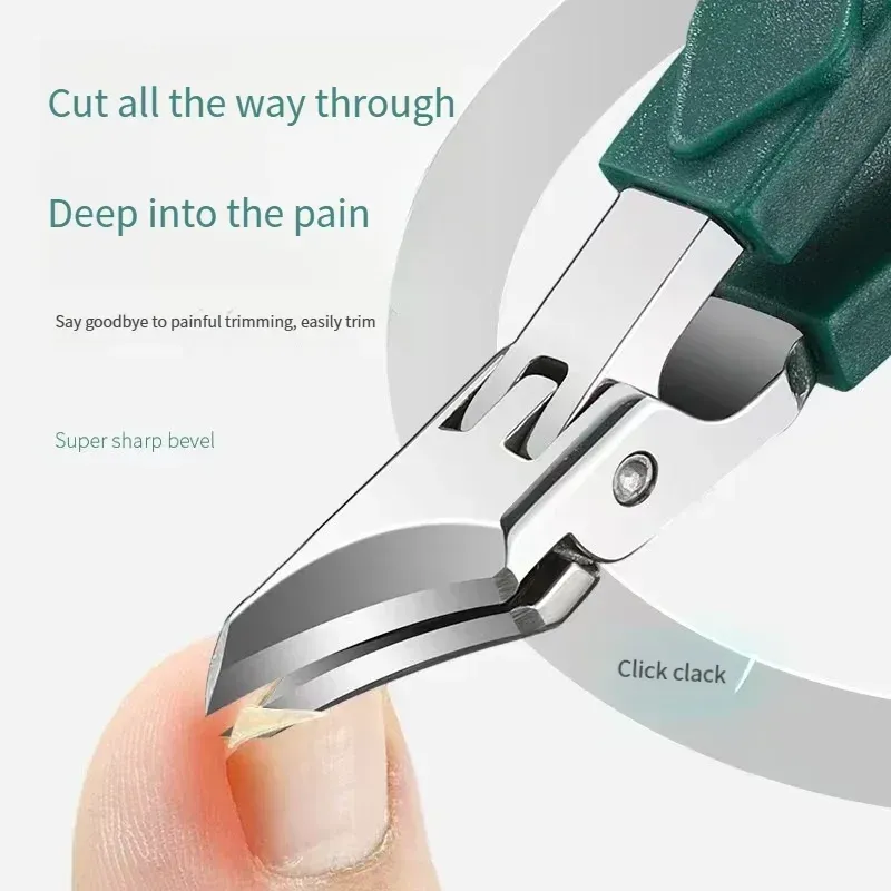 Coupe-ongles professionnel pour ongles épais ou incarnés en acier inoxydable, 1 pièce 4