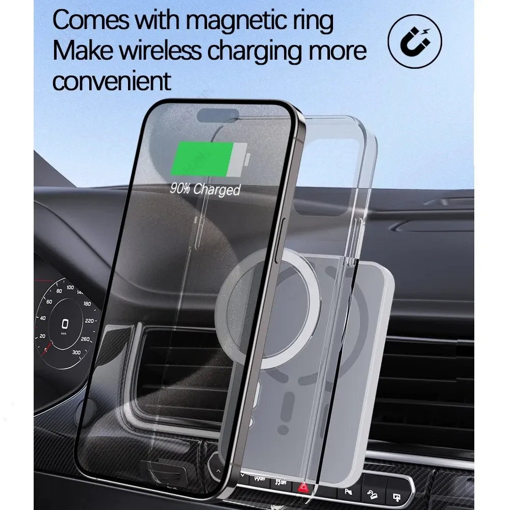 Support de téléphone magnétique pour voiture, vue d'ensemble
