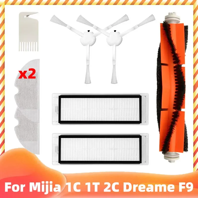 Filtre et brosse latérale principale pour Xiaomi Mijia 1C, 1T, 2C, Mop 2 Pro et Dreame F9 (réf. STYTJ01ZHM, STYTJ03ZHM, SKV4093GL, SKV4073CN, XMSTJQR2C) 29