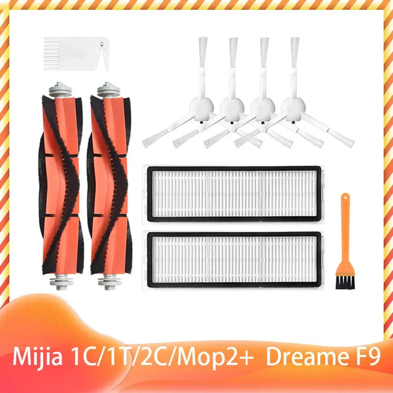 Filtre et brosse latérale principale pour Xiaomi Mijia 1C, 1T, 2C, Mop 2 Pro et Dreame F9 (réf. STYTJ01ZHM, STYTJ03ZHM, SKV4093GL, SKV4073CN, XMSTJQR2C) 17