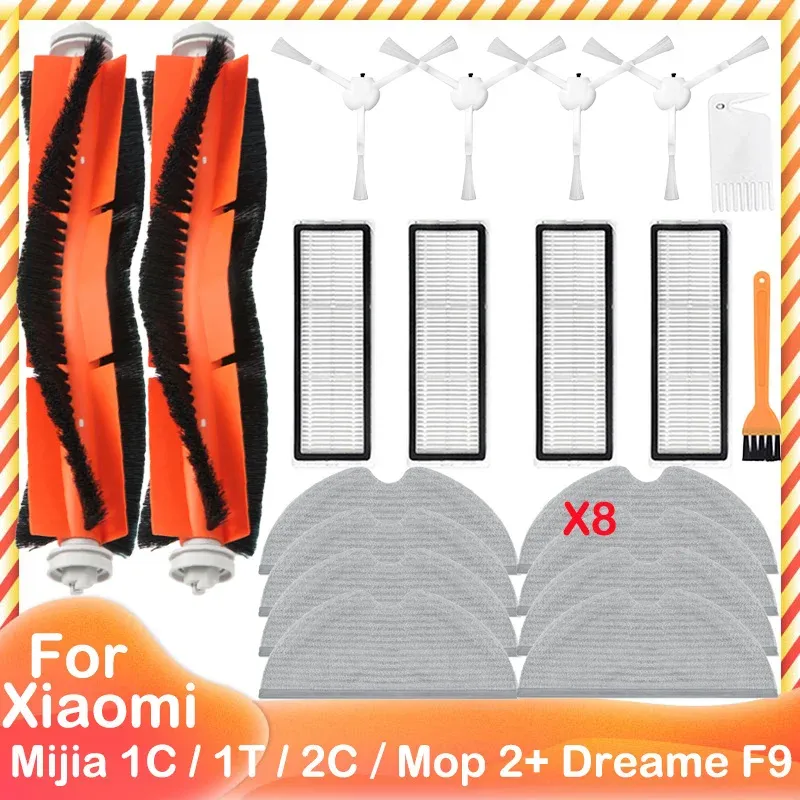 Filtre et brosse latérale principale pour Xiaomi Mijia 1C, 1T, 2C, Mop 2 Pro et Dreame F9 (réf. STYTJ01ZHM, STYTJ03ZHM, SKV4093GL, SKV4073CN, XMSTJQR2C) 32