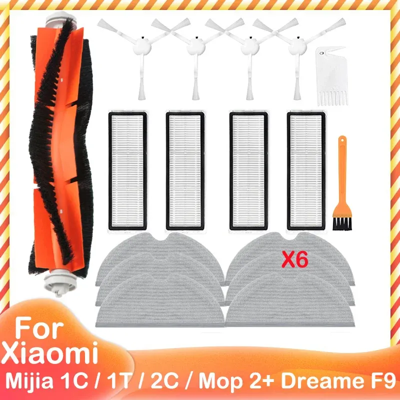Filtre et brosse latérale principale pour Xiaomi Mijia 1C, 1T, 2C, Mop 2 Pro et Dreame F9 (réf. STYTJ01ZHM, STYTJ03ZHM, SKV4093GL, SKV4073CN, XMSTJQR2C) 27