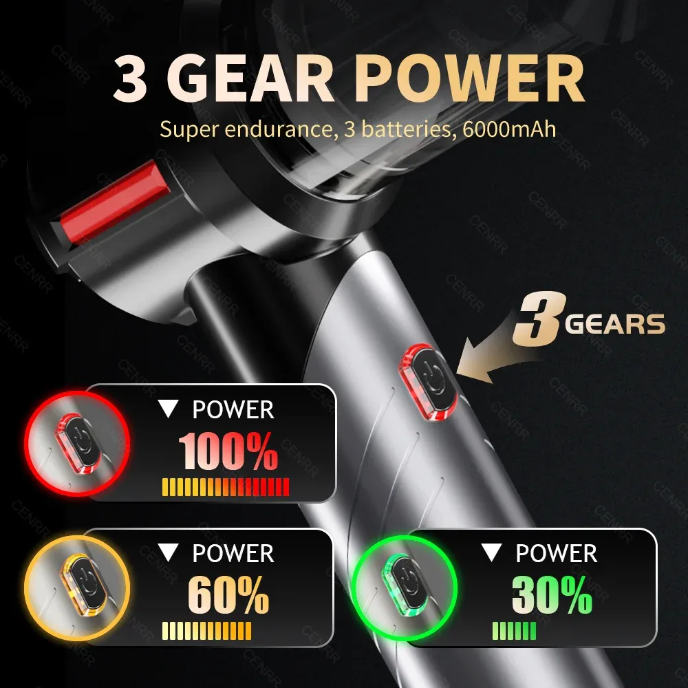 Aspirateur de voiture sans fil CENRR Mini, portable, 998000PA 3