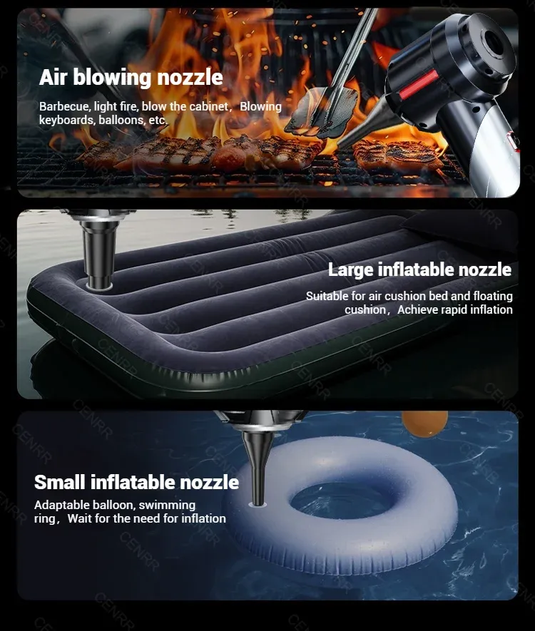 Aspirateur CENRR Mini en action
