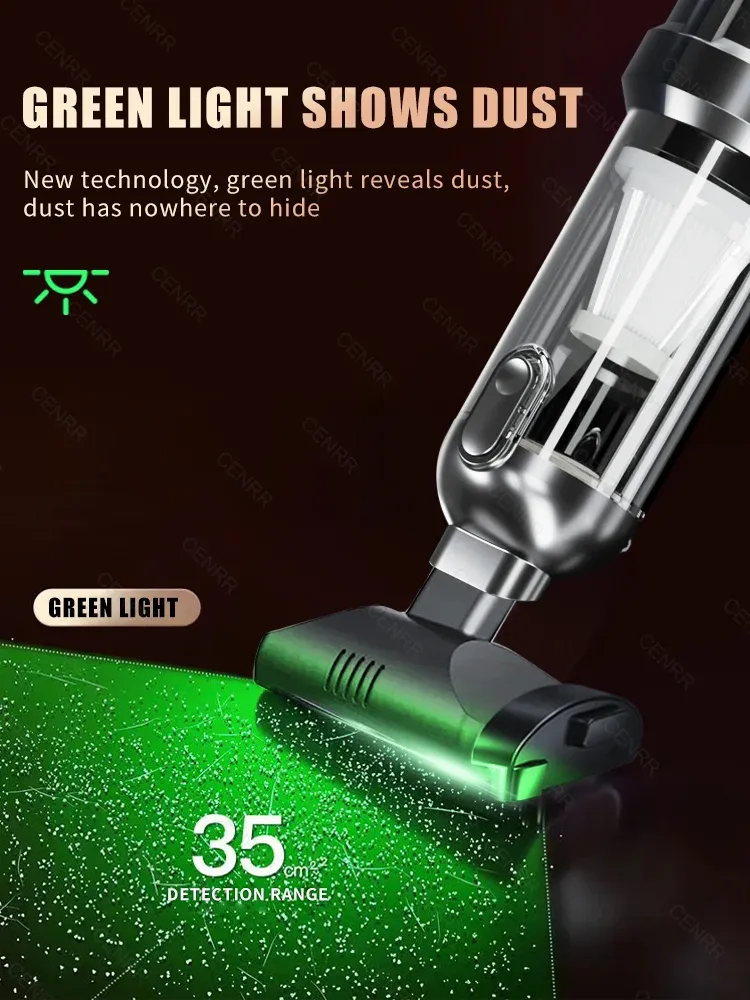 Aspirateur CENRR Mini dans l'habitacle