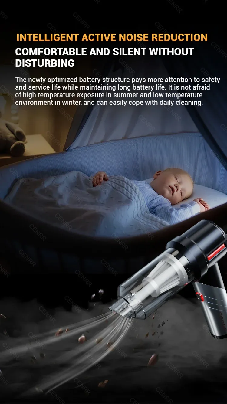 Aspirateur CENRR Mini, finitions et ergonomie