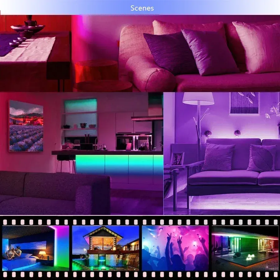 Bande LED flexible en situation
